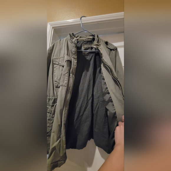 Levi's Olive Green Military Jacket - Picture 3 of 7
